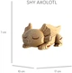 Картонний конструктор Cartonic 3D Puzzle Axolotls Trio 262 елементи (CARTTRIOAXOL) - изображение 10