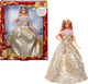 Lalka kolekcjonerska Barbie Świąteczna – blondynka (JBH95) (194735260966) - obraz 2