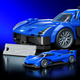 Колекційна машинка-конструктор Mattel Brick Shop Hot Wheels Speed Cadillac 236 деталей (JFR89) (194735331574) - зображення 4