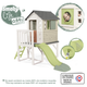 Domek Smoby Toys Life Letni wypoczynek na podporach 243x160x197 cm (7600810802) (3032168108028) - obraz 2