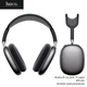Беспроводные наушники Hoco W65 Plus (Bluetooth 5.4, AUX, TF-карта, активное шумоподавление, 400 мАч) - Серый - изображение 1