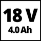Kosiarka akumulatorowa Einhell GE-CM 18/33 Li 1x4 Ah (3413260) - obraz 9