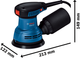 Szlifierka mimośrodowa Bosch GEX 125 (06013A8020) - obraz 4