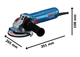 Кутова шліфувальна машина Bosch Professional GWS 12-125 S (06013A6020) - зображення 8