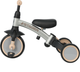Rowerek biegowy Qplay Stager 3 w 1 z uchwytem Srebrny (T80STAGERSilver) - obraz 3