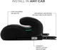 Fotelik samochodowy-buster Kinderkraft i-Boost Czarny KCIBOO00BLK0000 (5902533924813) - obraz 6