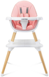 Krzesełko do karmienia Caretero Tuva 2 w 1 Różowy TERO-7708 (5908310395678) - obraz 3