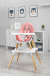 Krzesełko do karmienia Caretero Tuva 2 w 1 Różowy TERO-7708 (5908310395678) - obraz 12