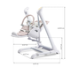 Стільчик для годування + гойдалка Caretero Indigo Black Grey TERO-7650 (5908310397153) - зображення 20