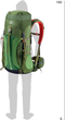 Plecak trekkingowy Naturehike 55 l Zielony NH16Y020-Q 6927595787908 - obraz 2