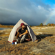 Ультралегкий двомісний намет з підлогою Naturehike Cloud Up 2 Updated 20D Сірий NH17T001-T (6927595724668) - зображення 7