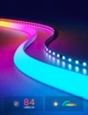 Taśma LED inteligentna Govee H6641 Neon Rope Light do montażu na ścianie, 5 m, RGBIC, WI-FI/Bluetooth Biała (H66413D1) - obraz 2