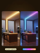Taśma LED inteligentna Govee COB Strip Light Pro, 3 m, RGBIC+W, WI-FI/Bluetooth Biała (H61E53D1) - obraz 3