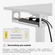 Стіл Mealux PowerDesk Duo White з електрорегулюванням висоти (арт. EVO-242 Duo W/W) - изображение 11