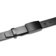Ремень мужской кожаный Semi Line Black (P8233-0 L) - изображение 2