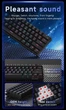 Клавиатура AJAZZ NK61 Черный Цвет Игровая Механическая, Мини 60% Формат, с Ремешком HOT SWAP. 17 Режимов Подсветки. Red Switch - изображение 7