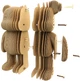 Картонный конструктор Cartonic 3D Puzzle Arty Bear 186 элементов (CARTARTBEAR) - изображение 4