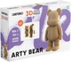 Картонный конструктор Cartonic 3D Puzzle Arty Bear 186 элементов (CARTARTBEAR) - изображение 7