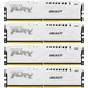 Модуль пам'яті для комп'ютера DDR5 128GB (4x32GB) 5600 MHz FURY Beast White Kingston Fury (ex. - зображення 1