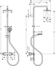 System prysznicowy Hansgrohe Vernis Shape Showerpipe 230 1jet 26286670 - obraz 3