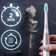 Набір електричних зубних щіток Oral-B Pulsonic Slim Luxe 4900 Чорна/Рожева - зображення 6