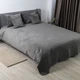 Покривало ТЕП "VELOUR" Сіре/Ромб круглий, 240x260 - изображение 2