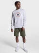Свитшот мужской Converse CVM53K02-LGH M Серый (0198820088749) - изображение 3