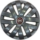 Автомобильные колпаки на колеса FIAT RED R15 №315 SJS черные комплект 4шт TR0306112 - изображение 1
