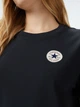 Футболка хлопковая длинная женская Converse CVW5T108-BLK S Черная (0198820335225) - изображение 5
