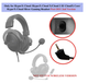 Микрофон гарнитура для наушников Hyperx Cloud, Cloud II, Cloud Silver, Cloud Core (Новая ревизия) - изображение 7