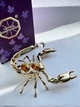 Фигурка Crystocraft со стразами Swarovski Скорпион 7х7х8 см 160259 - изображение 2