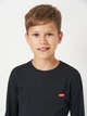 Детский лонгслив для мальчика Levi's Lvb L/S Batwing Chesthit Tee 8EC706-023 116-122 см Черный (3665115291827) - изображение 4