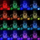 LED-гирлянда новогодняя 5 м, 23 цвета, с пультом управления - изображение 5