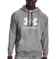 Кофта мужская Under Armour Rival Fleece Logo Hd 2XL Сірий 1379758-025 - изображение 2