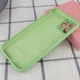 Чехол Silicone Case Full Camera Protective (AA) для Apple iPhone 14 Pro Max (6.7") Мятный / Mint Без бренда - изображение 2