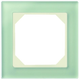 Ramka pojedyncza Liregus Epsilon Natural matted glass (K14-245-01 E/NG) - obraz 1