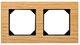 Рамка подвійна Liregus Epsilon Oak Wood (K14-245-02 E/OW) - зображення 1