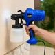 Краскопульт электрический 800 мл Electric Paint 400 Вт, с регулировкой потока краски и 3 режимами распыления Синий, VLP-0800-Blue - изображение 2
