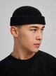 Вязаная шапка Мини-бини (Монатик) One-size Черный - изображение 8
