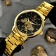 Наручные часы Awarder 022 Automatics Metall Не забуду Дом Gold-Black - изображение 2