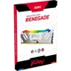 Модуль пам'яті для комп'ютера DDR5 32GB (2x16GB) 7600 MHz Renegade RGB White XMP Kingston Fury (ex.HyperX) (KF576C38RWAK2-32) - изображение 5