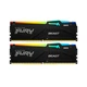 Модуль пам'яті для комп'ютера DDR5 16GB (2x8GB) 5600 MHz FURY Beast RGB Kingston Fury (ex.HyperX) (KF556C36BBEAK2-16) - изображение 1