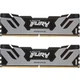 Модуль пам'яті для комп'ютера DDR5 96GB (2x48GB) 6400 MHz Renegade Silver XMP Kingston Fury (ex.HyperX) (KF564C32RSK2-96) - изображение 1