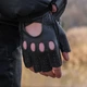 Рукавички автомобільні чоловічі натуральна шкіра Alpa Gloves мітенки 703-15 чорного кольору розмір 9 - зображення 3