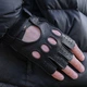 Рукавички автомобільні чоловічі натуральна шкіра Alpa Gloves мітенки 703-15 чорного кольору розмір 9 - зображення 5