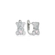 Серебряные серьги «Teddy Love Heart» - изображение 1