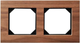 Рамка подвійна Liregus Epsilon Wallnut Wood (K14-245-02 E/NW) - зображення 1