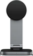 Беспроводное зарядное Satechi 2-in-1 Foldable Qi2 Wireless Charging Stand Space Gray - изображение 1
