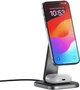 Беспроводное зарядное Satechi 2-in-1 Foldable Qi2 Wireless Charging Stand Space Gray - изображение 13