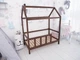 Дитяче ліжко будиночок Монтессорі BUSY WOOD на ніжках Модель 2 160x80 см темне дерево - зображення 8